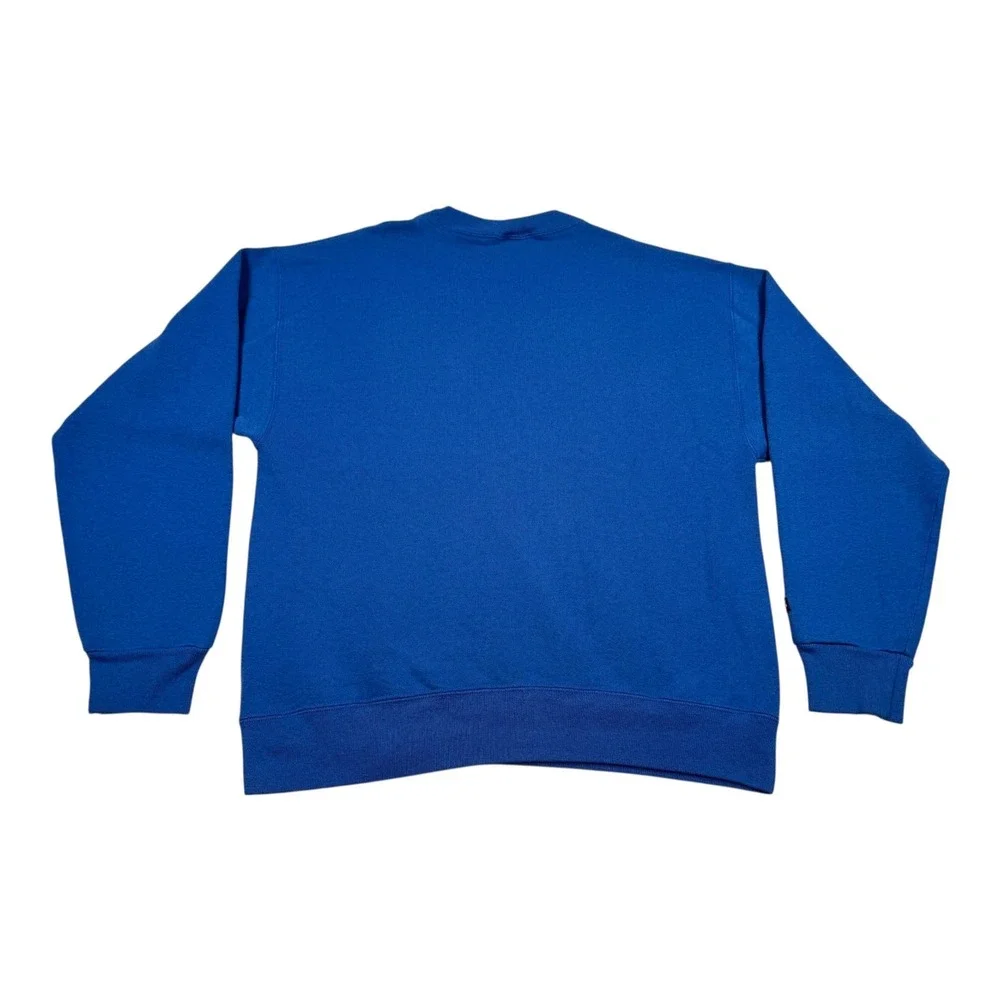 Vintage University of Delaware Sweater Mens Large Blue College NCAA Made USA 90s